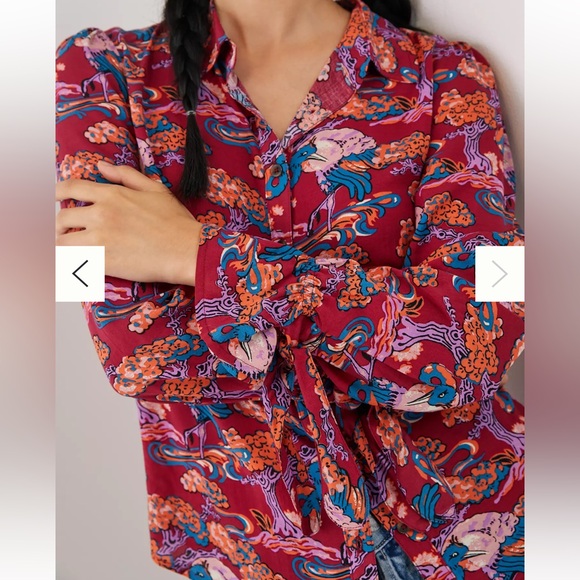 Anthropolgie Maeve Darla Buttondown - Picture 9 of 9